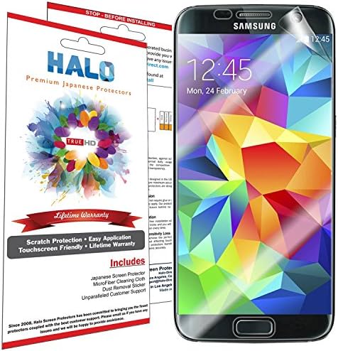 Samsung Galxay S7 Halo® Screen Protector Film High Definition (HD) Clear (Invisible) (3-Pack) - Lifetime Warranty