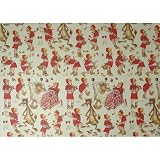 Rossi Italian Little Red Riding Hood Paper Decoupage Gift Wrap 20 by 28 inches
