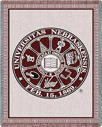 Univ of Nebraska Seal - 70 x 54 Blanket/Throw - Nebraska Cornhuskers