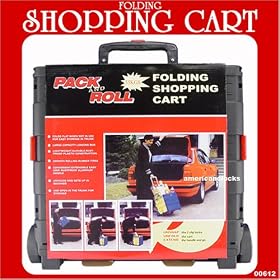 Click here to buy As Seen On TV Pack and Roll Folding Handy Shopping Cart by American Clocks.