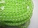 YYCRAFT One Roll 30 Yards Solid Mesh Tube Deco Flex for Wreaths Cyberlox Crin Crafts 8mm 3/8-Inch (Neon Green)