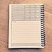 TrainRite Compact Fitness Journal - Black (An Exercise Log Book)