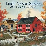 Linda Nelson Stocks Folk Art: 2009 Mini Wall Calendar