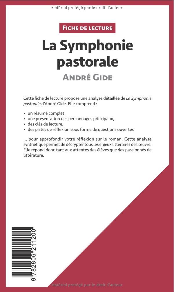 Les personnages principaux de la symphonie pastorale
