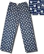 Officially licensed New York Yankees, cotton broadcloth lounge pants for boys