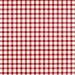 Amscan Classic Picnic Party Gingham Basket Liners Serveware (18 Pack), Red/White, 9.3 x 6
