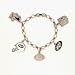 New York Jets Silver Tone NFL Charm Bracelet