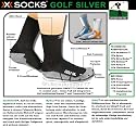 X-Socks Golfsocken Sportsocken Socken GOLF SILVER Black
