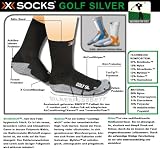 X-Socks Golfsocken Sportsocken Socken GOLF SILVER Black - 
