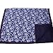Tuffo Water-Resistant Outdoor Blanket with Carrying Case, Navy Hawaii