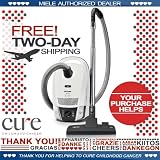 Miele Quartz S6270 Vacuum Cleaner w/ SBD285-3 Rug and Floor Tool + FREE! Second-Day Shipping + Donation to CURE Childhood Cancer