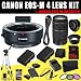 Canon EF-M Lens Adapter Kit for Canon EF / EF-S Lenses with Canon EF 75-300mm f/4-5.6 III Telephoto Zoom Lens + TWO LP-E12 Replacement Lithium Ion Battery + External Rapid Charger + 16GB SDHC Class 10 Memory Card + 58mm Wide Angle / Telephoto Lens + 58mm 3pc Filter Kit + Mini HDMI Cable + Full Size Tripod + SDHC Card USB Reader + Memory Card Wallet + Deluxe Starter Kit Canon EOS M Mount Adapter Kit