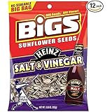 Bigs Salt and Vinegar Sunflower Seeds, 5.35 Ounce -- 12 per case.
