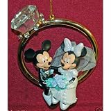 Disney Mickey & Minnie Wedding Ring Ornament