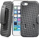 Minisuit Clipster Kick Stand Holster Case with Belt Clip for iPhone 5 / 5S - Black