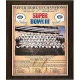 Jets Mounted Memories Jets Healy Plaque Super Bowl III ( Jets )
