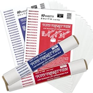 Amazon.com: FOTO/FRISKET MASKING FILM AIRBRUSH GRAPHIC PAPER-Matte ...