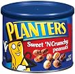 Planters Sweet N' Crunchy Peanuts, 10-Ounce Canisters (Pack of 6)