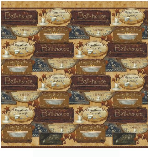 Expressions Country Baths Shower Curtain