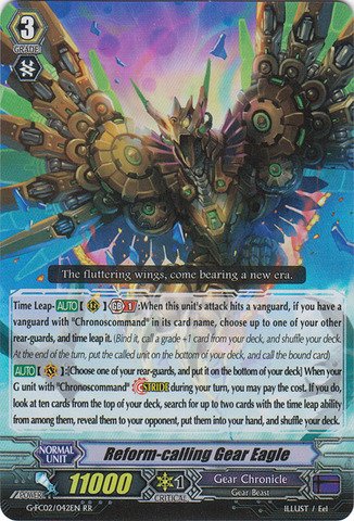Cardfight!! Vanguard TCG - Reform-calling Gear Eagle (G-FC02/042EN) - Fighter's Collection 2015 Winter