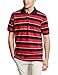 IZOD Men's Short Sleeve Medium Stripe Pique Polo