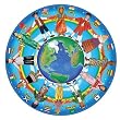 Children of the World 48pc Circular Floor Puzzle