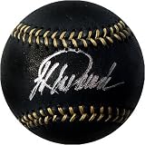 Jorge Posada Autographed Black Leather Baseball