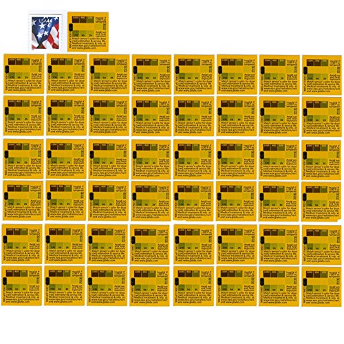 Radstickers Lot of 25 Simple Radiation Detection Sticker Be