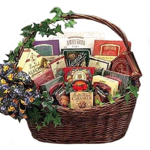 Sweets-n-Treats Gourmet Food Basket - Great Christmas Holiday Gift Idea