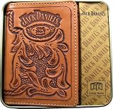 Licensed Jack Daniel's Tri-Fold Leather Wallet
