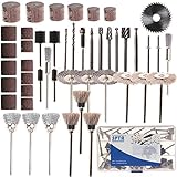 SPTA ロータリーツールアクセサリーセット付きボックス サンディング/グラインディングセット 為に 1/8"（3mm）シャンク Dremel (ドレメル）Proxxon ロータリーツール--サンディ