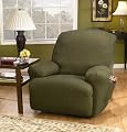 Sullivan Stretch Recliner Slipcover - Sage Green