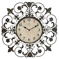 Oversized Fleur-De-Lis Wall Clock