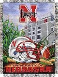 NCAA Nebraska Cornhuskers Woven Tapestry Throw