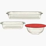 World Kitchen 1075465 Pyrex 4-Piece Prep And Bake Set