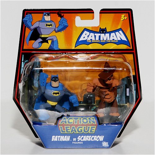  DC Batman Brave and the Bold Action League Mini Figure 2Pack Batman vs. Scarecrow