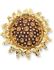 Jacqueline Kennedy Sunflower Pin