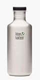 Klean Kanteen 40 oz Stainless Steel Water Bottle w/ Flat Cap Insulated Stainless Steel Water Bottle
