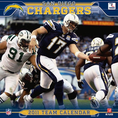San Diego Chargers Standard Wall Calendar 2011