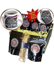 Grocery: cgb_173707_1 RONI CHASTAIN PHOTOGRAPHY - RED DASH OF OLD CAR WITH SPEEDOMETER - Coffee Gift Baskets - Coffee Gift Basket - 3dRose LLC