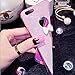 Iphone 6 case, I-Fashion Shiny Bling Glitter Rubber Case with Crystal bow pendant charm for iphone 6 iphone 6s pink