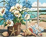 Dimensions Needlecrafts Paintworks Paint By Number, Seaside Still Life