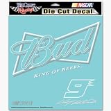 : #9 KASEY KAHNE BUD 8X8 DIECUT DECAL.