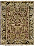 Safavieh Classic CL254A Burgundy 6x9 Handmade Wool Area Rug