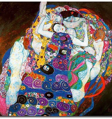 Stretched Handmade Gustav Klimt painting (0192-YCF103355) , m