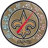 New Orleans Saints Official 12.75" diameter NFL Thermometer