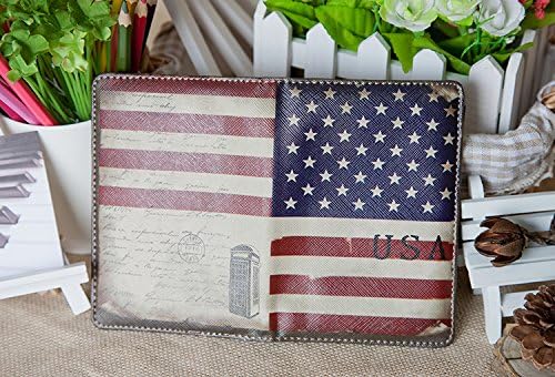 MEKU Stylish Passport Cover Holder Compact Passport Wallet Travel Passport Case
