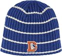Denver Broncos Retro Sport Throwback Striped Cuffless Knit Hat