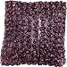 Decorative 3D Small Roses Purple Floral Throw Pillow Cover 17