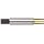 Dormer MTT-X E099 Powdered Metal Thread Forming Tap, Coolant-Through, TiN Coated, Round Shank With Square End, Modified Bottoming Chamfer